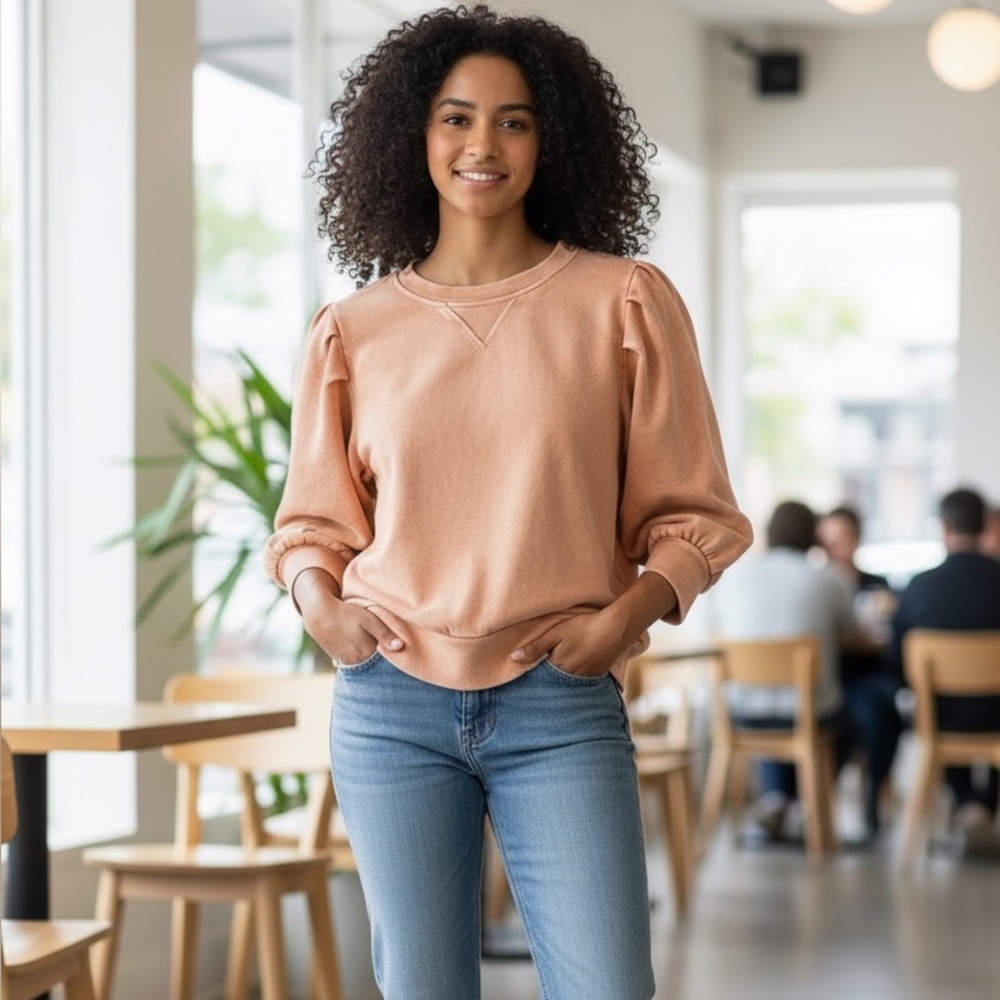 Fate Peach Crewneck Sweatshirt